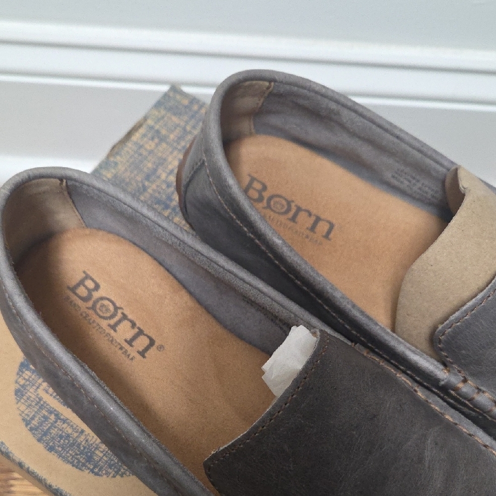 Men's Gray Loafers - Picture 3 of 5